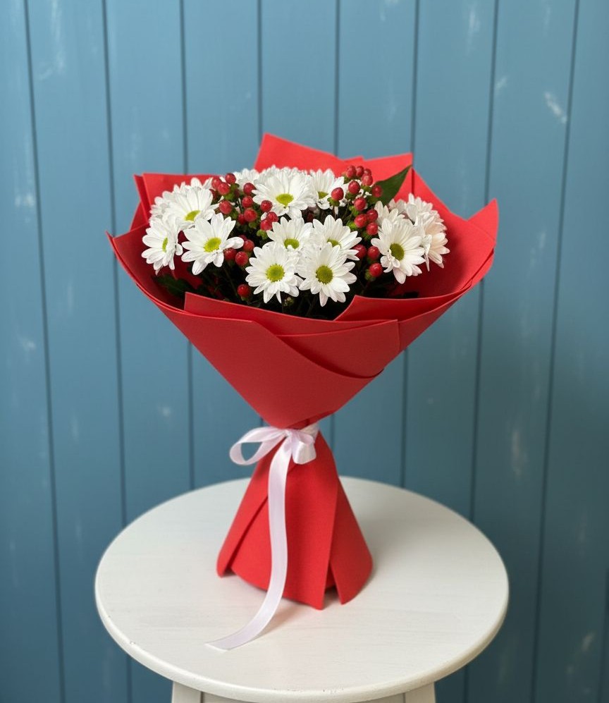 Букет цветов из: Хризантемы в Чиверево