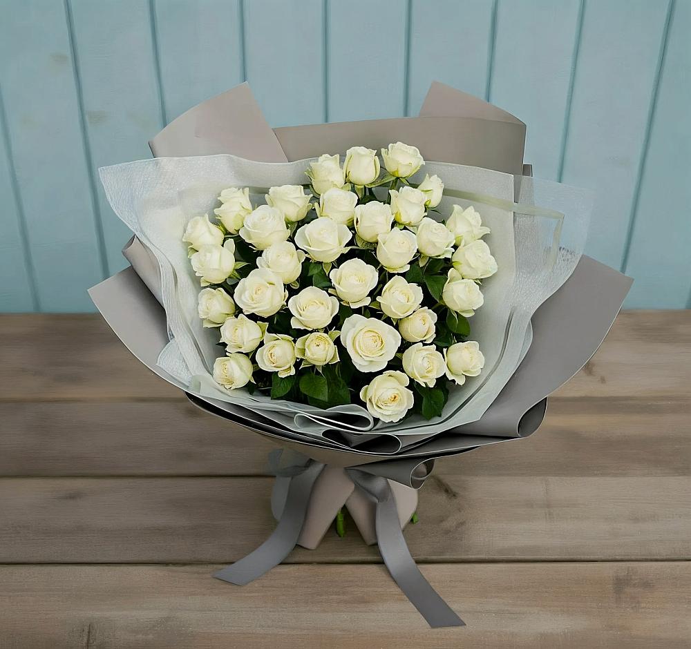 Букет Белоснежная нежность в Чиверево