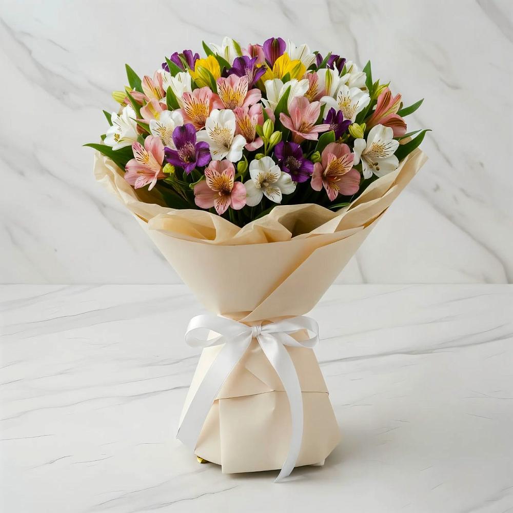 Букет цветов из: Альстромерии в Чиверево