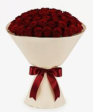 Букет 101 Бордовая роза Блэк Бакарра в Чиверево