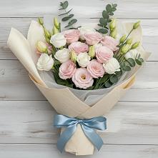 Букет цветов из:  Лизиантусы в Чиверево