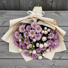 Букет цветов из:  Розы и Хризантемы в Чиверево
