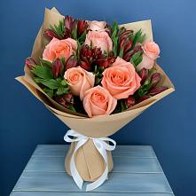 Букет цветов из:  Розы и Альстромерии #REPLACE_PRED# Чиверево