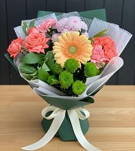Букет цветов из:  Гвоздики, Розы, Герберы и Хризантемы в Чиверево