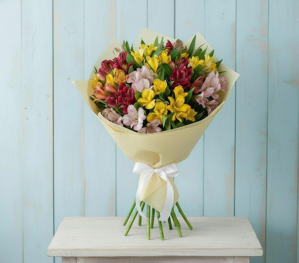 Букет цветов из: Альстромерии в Чиверево